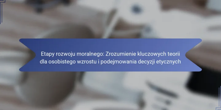 Etapy rozwoju moralnego: Zrozumienie kluczowych teorii dla osobistego wzrostu i podejmowania decyzji etycznych