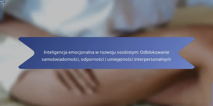 Inteligencja emocjonalna w rozwoju osobistym: Odblokowanie samoświadomości, odporności i umiejętności interpersonalnych