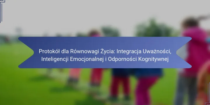 Protokół dla Równowagi Życia: Integracja Uważności, Inteligencji Emocjonalnej i Odporności Kognitywnej